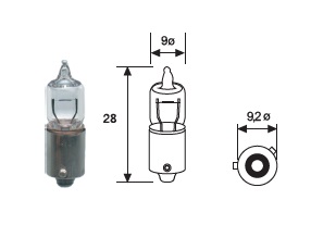 002701100000 - H6 LAMP.12V 6W